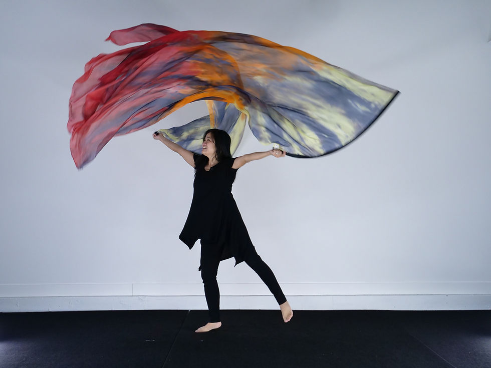 Thumbnail: His Glory Falls  // (ED) Long Silk Flags (Set of 2) - Pre-Made