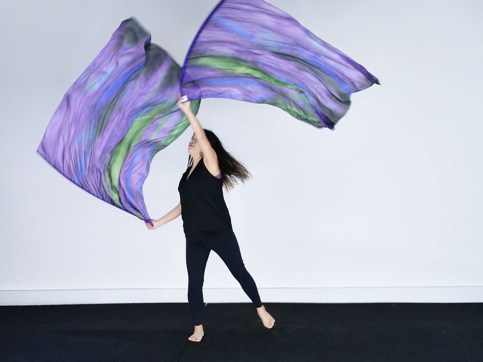 Thumbnail: +Large Size // Whole Heart // Silk Flags (Set of 2)