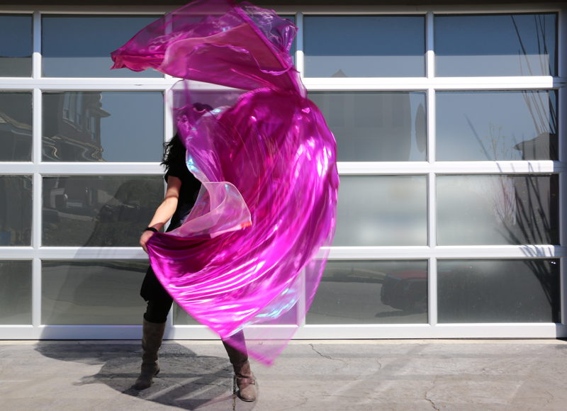 Thumbnail: Multi Triple Layer Anointed worship flags