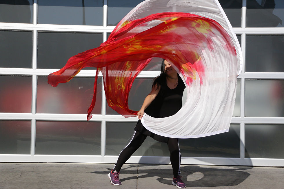 Thumbnail: Fruit of the Spirit // Long Silk Flags (Set of 2)