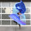 Thumbnail: Multi Layer Angel Wings  Worship Flag Blue Aqua