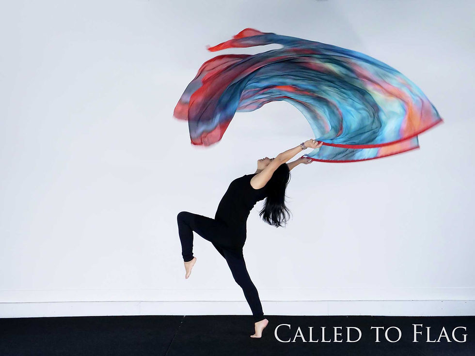 Thumbnail: Medium Long // Eternal Redemption // Silk Flags (Set of 2)