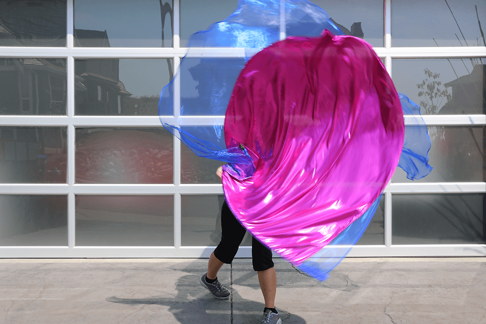 Thumbnail: Double Layer Worship Flags church praise flag