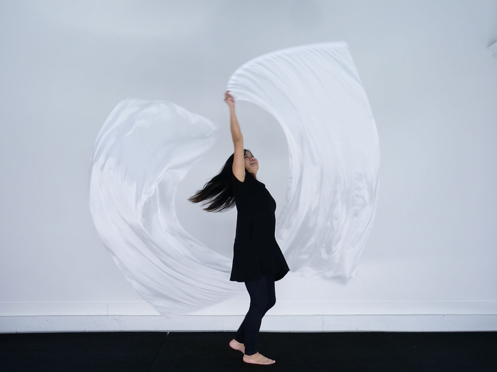 Thumbnail: Bride of Christ | White Straight Cut // (ML) Silk Flags (Set of 2)