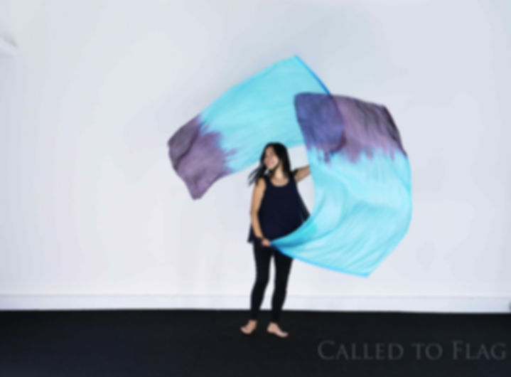 Child Size KML // Mighty Wave // Silk Flags (Set of 2)