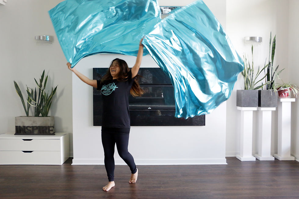Thumbnail: Liquid Metal (Set of 2 Flags) - Aqua Arctic Sky