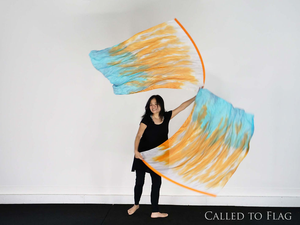 Thumbnail: Awakened In Glory SD // (SD) Silk Flags (Set of 2)