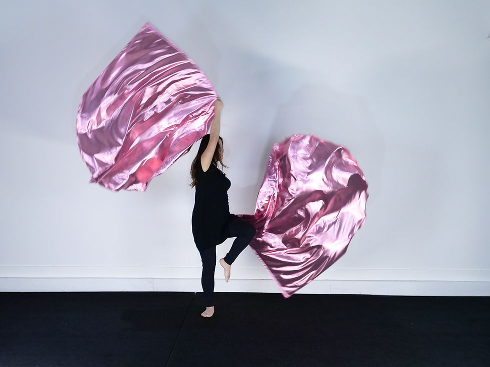 Thumbnail: Liquid Metal (Set of 2 Flags) - Coral Pink