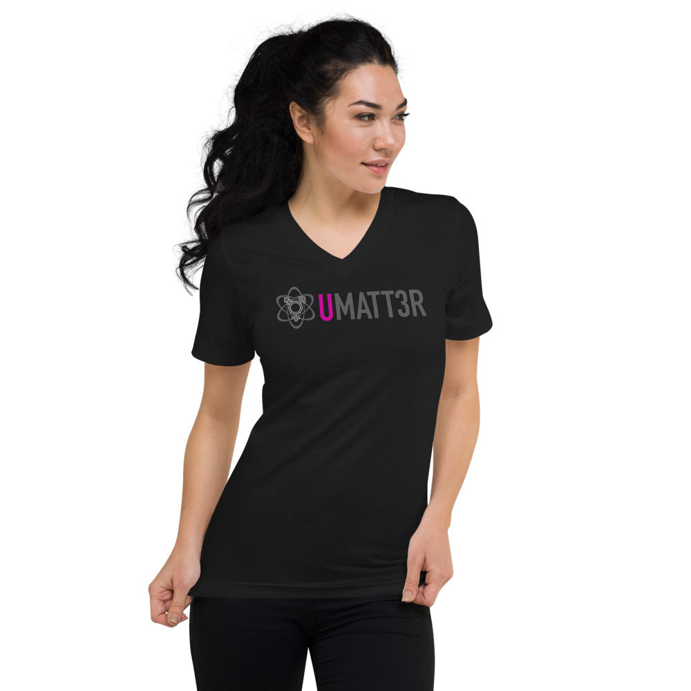 UMATT3R SWAG - Unisex Short Sleeve V-Neck T-Shirt