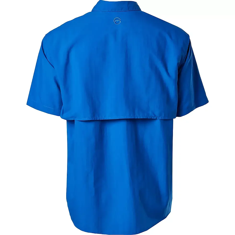 Miniatura: Camisa de Hombre Magellan Laguna Madre Manga Corta Azul Rey