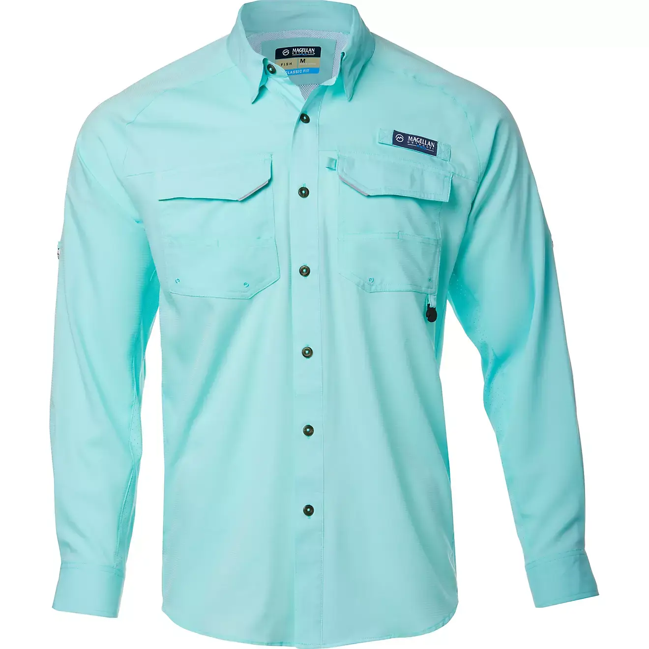 Camisa de Hombre Magellan Pro Fish Color Aqua Light 02