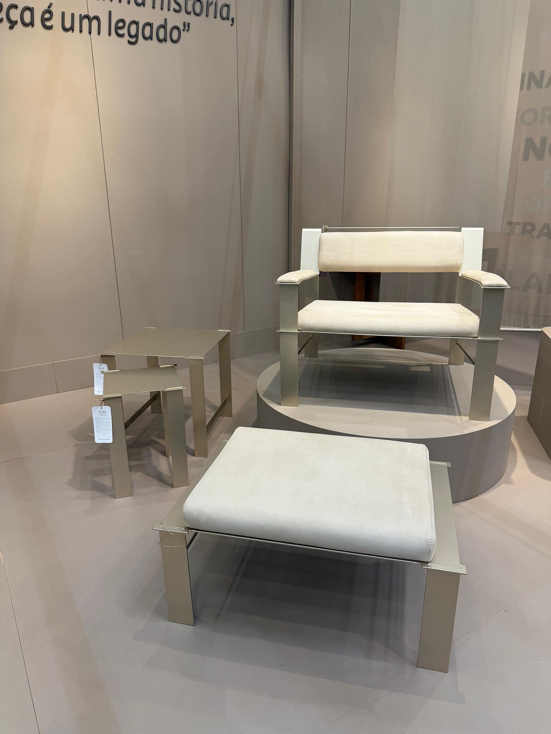 Lançamento poltrona FOLD para Nolan Collection na Abimad