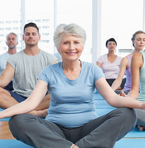 Yoga-Klasse für Jung und Alt