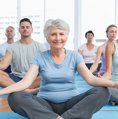 Yoga klass för alla åldrar