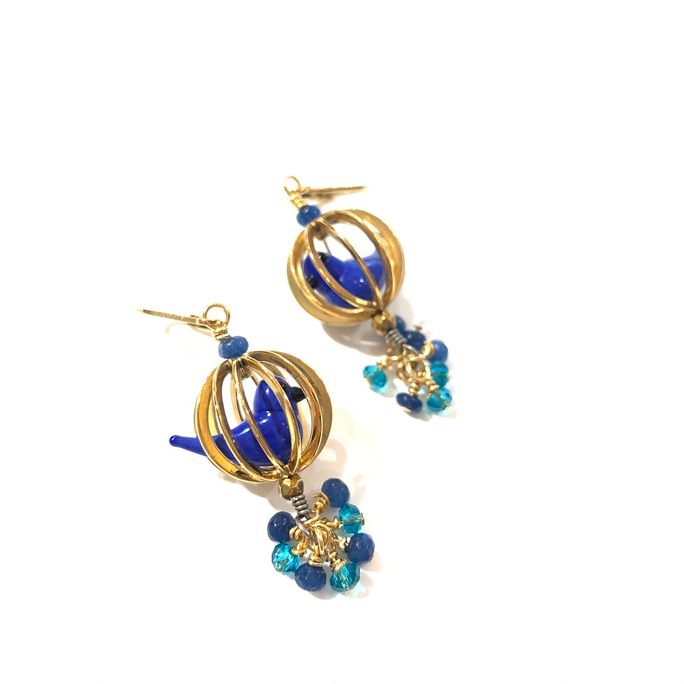 Miniature : Boucles Oiseau en cage
