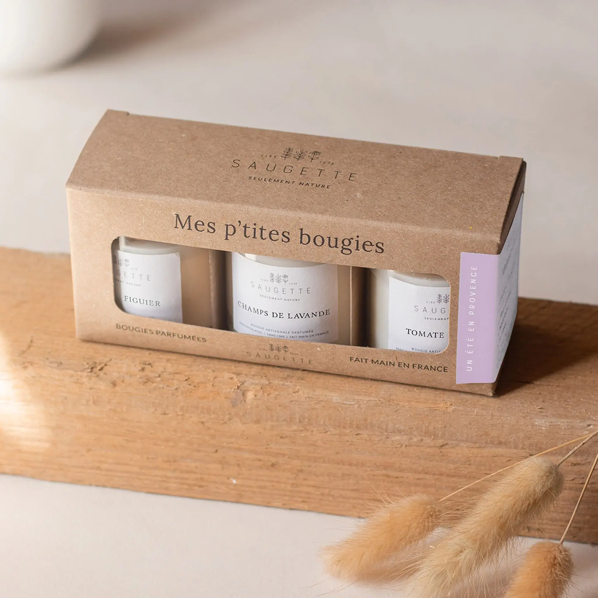 Coffret 3 bougies un été en Provence
