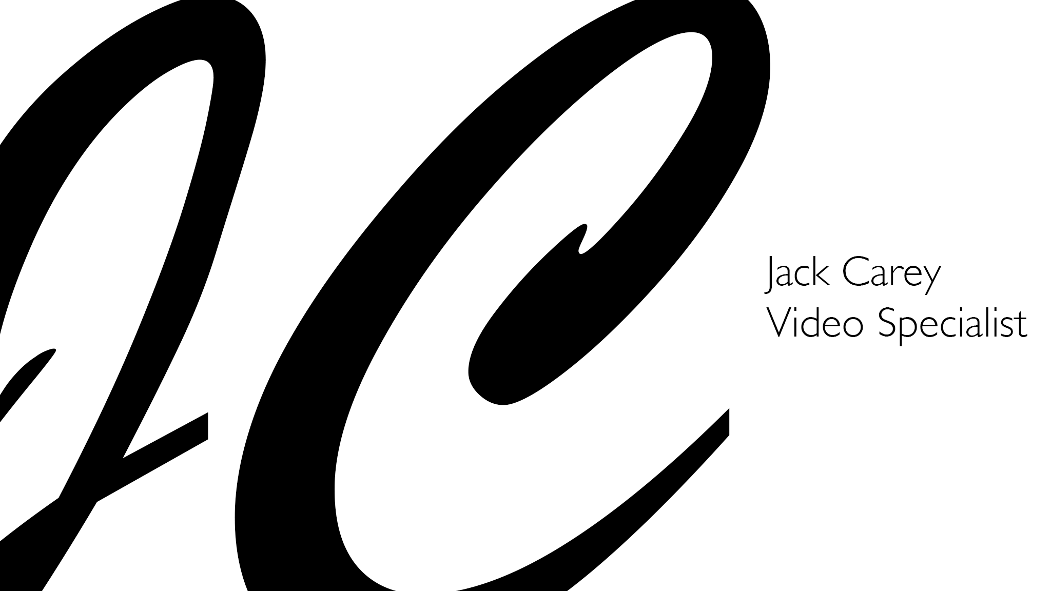 Jack carey video