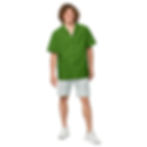 Thumbnail: Men's Patterned  button shirt Green