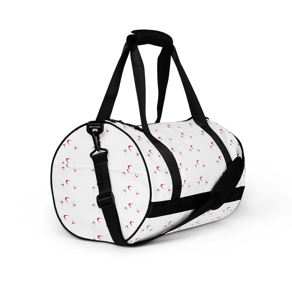 Thumbnail: All-over print Gym Bag White