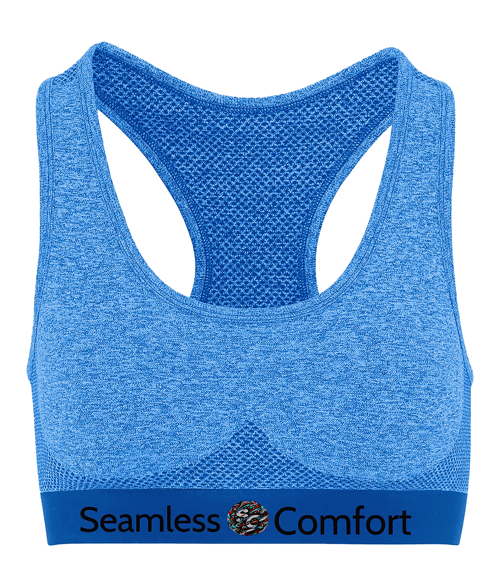 Thumbnail: SeamlessComfort Women's TriDri® Seamless '3D fit' Sports Bra SC Logo2 