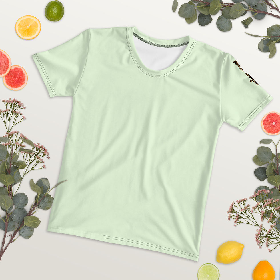 Thumbnail: Women's T-shirt 'Start Something New' Beige