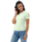 Thumbnail: Women's T-shirt 'Start Something New' Beige