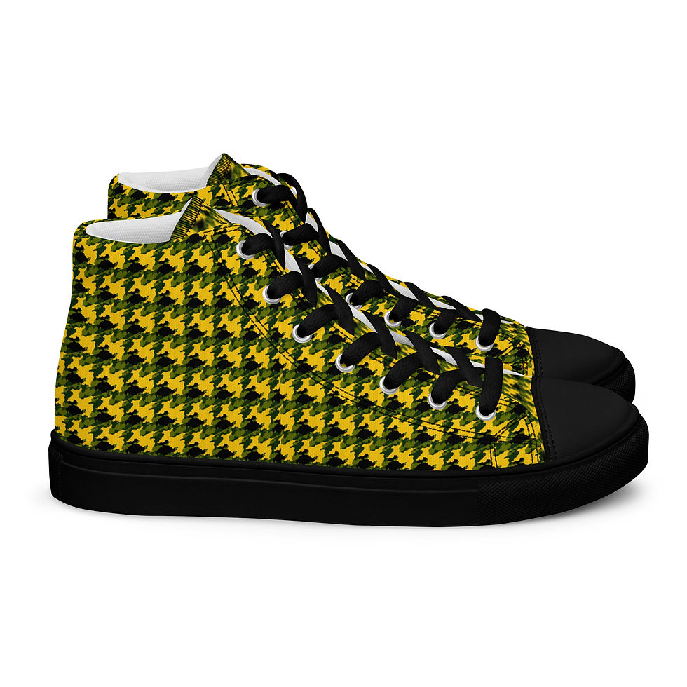 Thumbnail: Women’s high top canvas shoes No 2 All over print