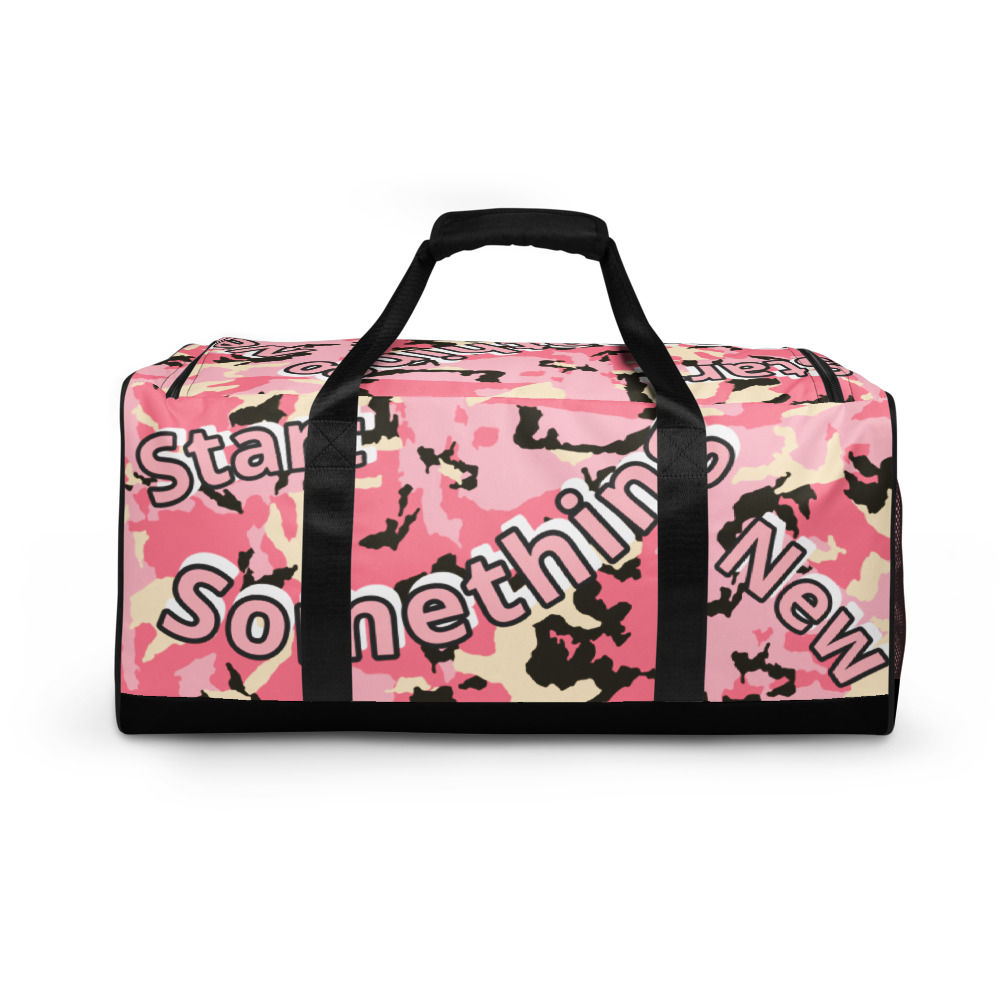 Camouflage Print Duffle Bag. 'Start Something New' range