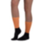 Thumbnail: Men ankle Socks Orange/Black