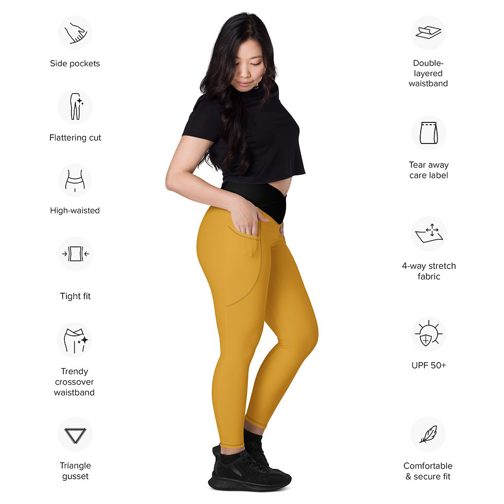 Thumbnail: Women's Veronica Crossover leggings with pockets