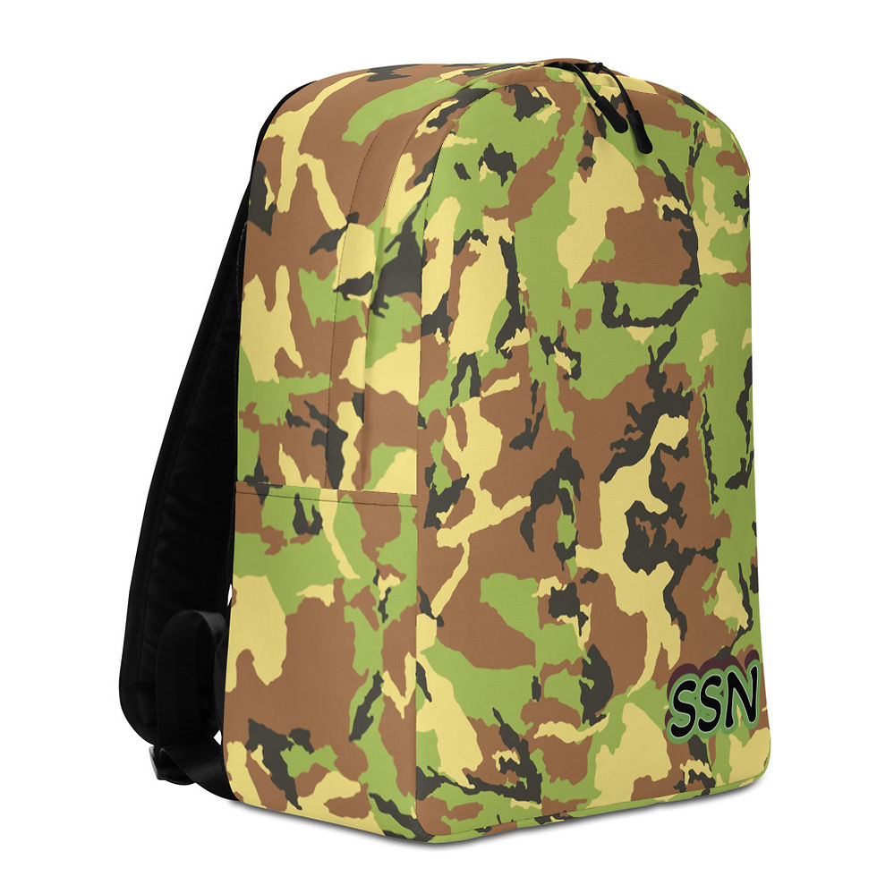 Thumbnail: Veronica Minimalist Backpack Camo Green
