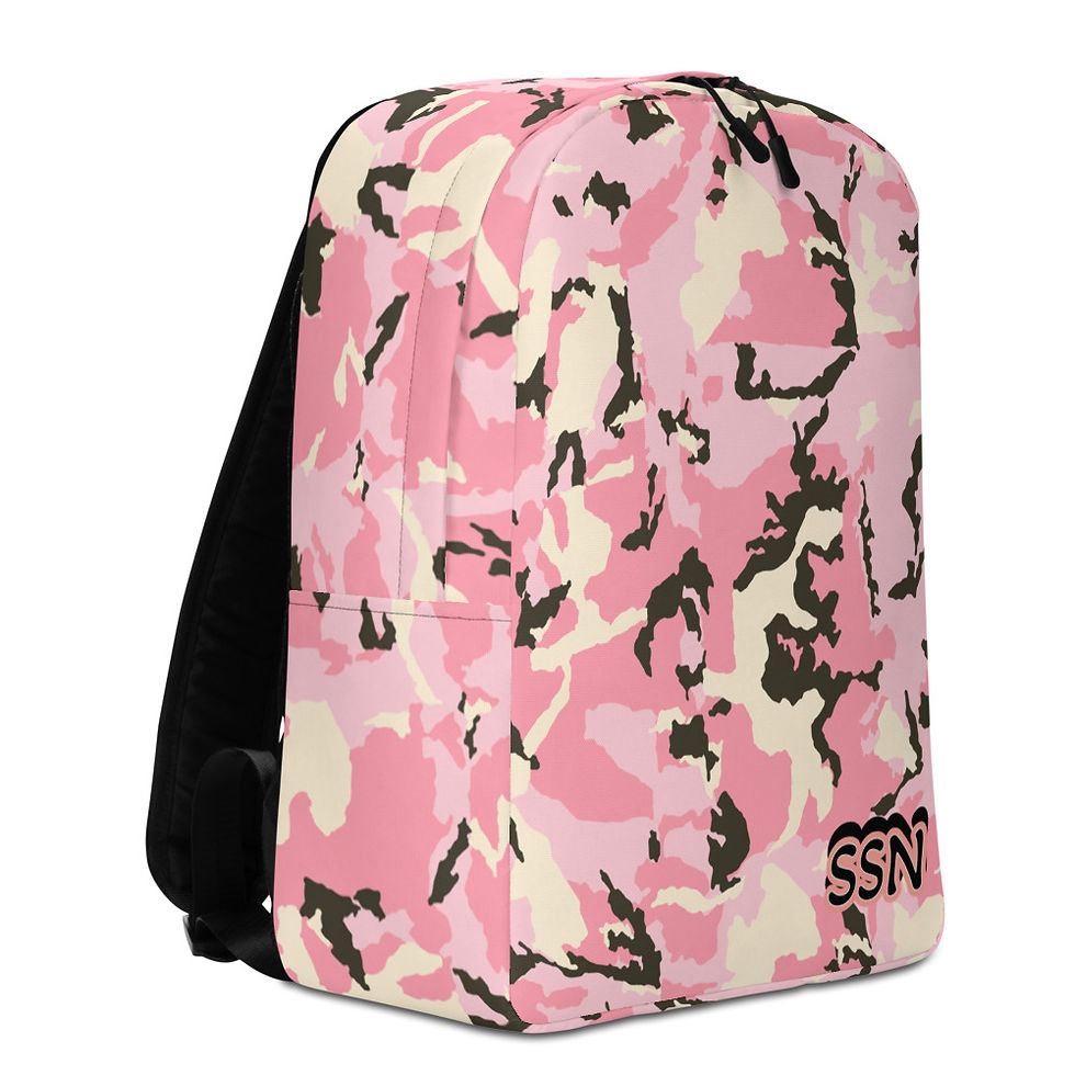 Thumbnail: Veronica Minimalist Backpack Camo Pink