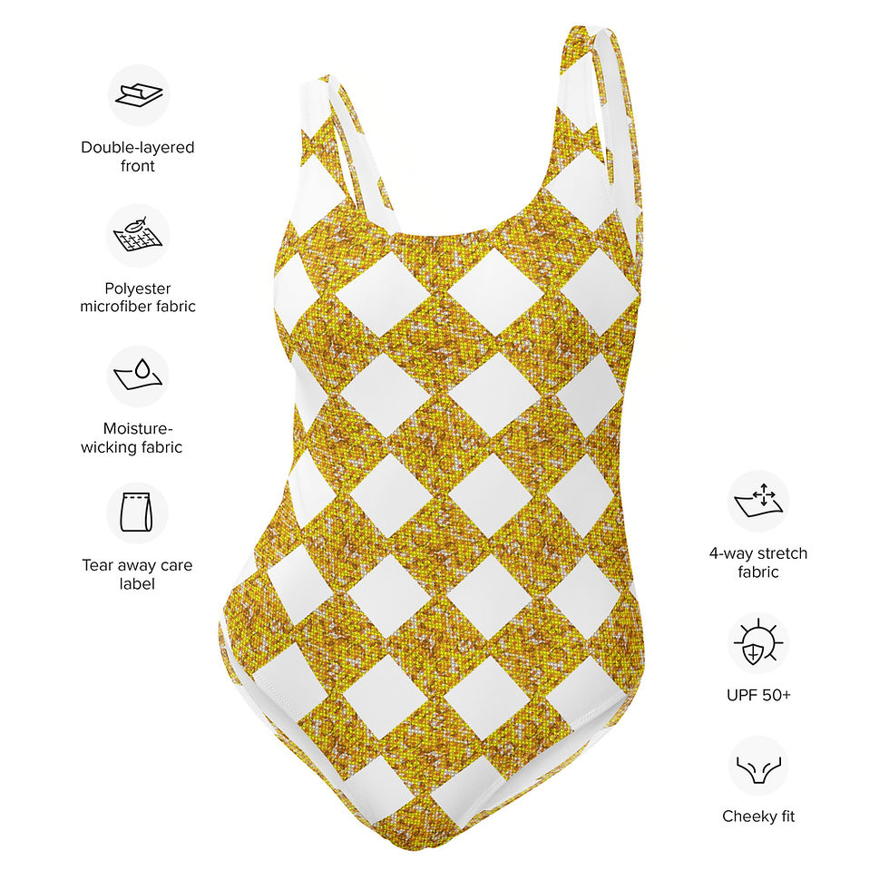 Thumbnail: Veronica Gold One-Piece Swimsuit