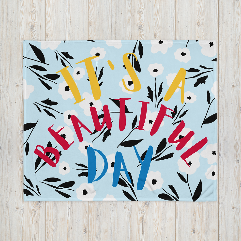 Thumbnail: It's a Beautiful Day Throw Blanket