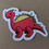 Thumbnail: Rojo the Dragon Taco Holder Sticker