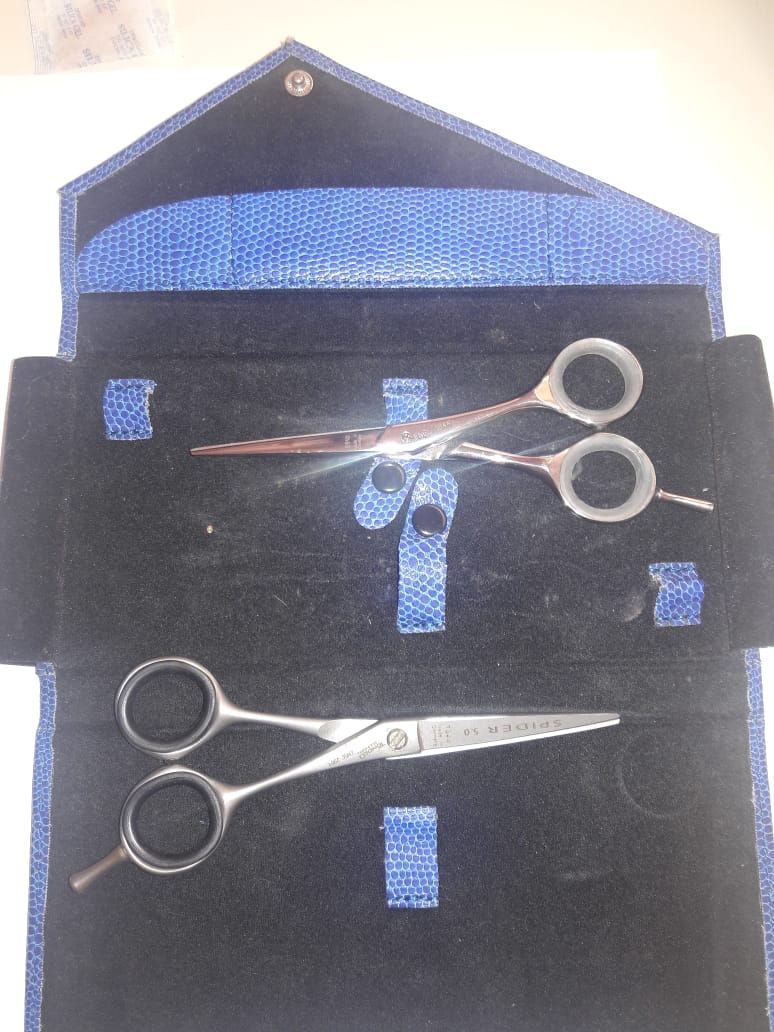 Kit 2 Tesouras Tondeo Century/orea Fio Laser Dupla 5.5