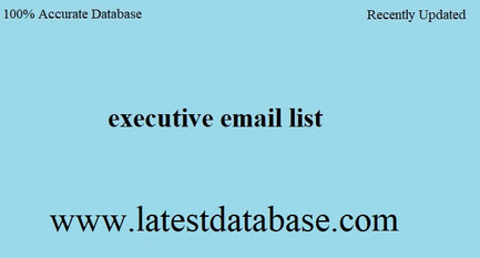 Traditional Executive Email List Historical content media