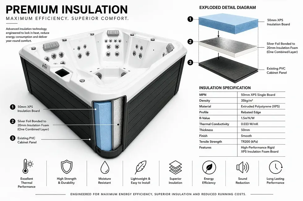 Thumbnail: Equinox Nexus 360 5 Person Lounger Hot Tub