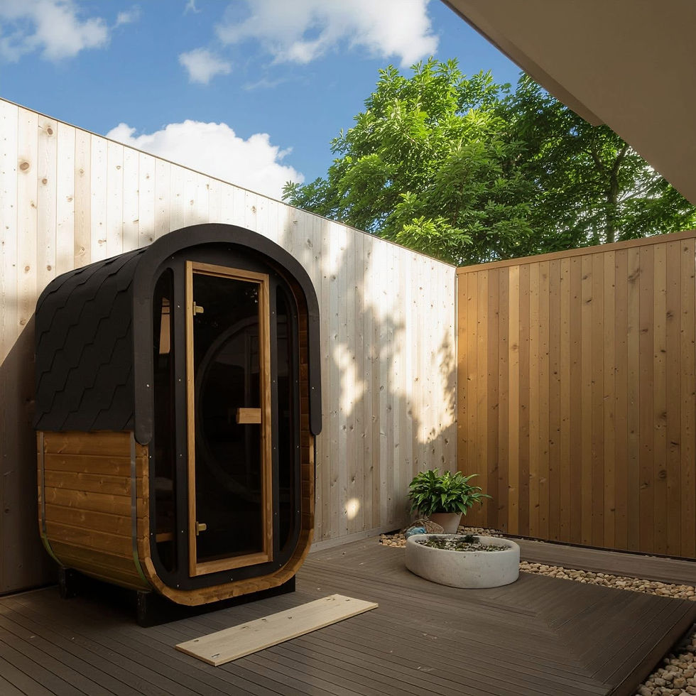 Thumbnail: Wood chop oval 2 Sauna 