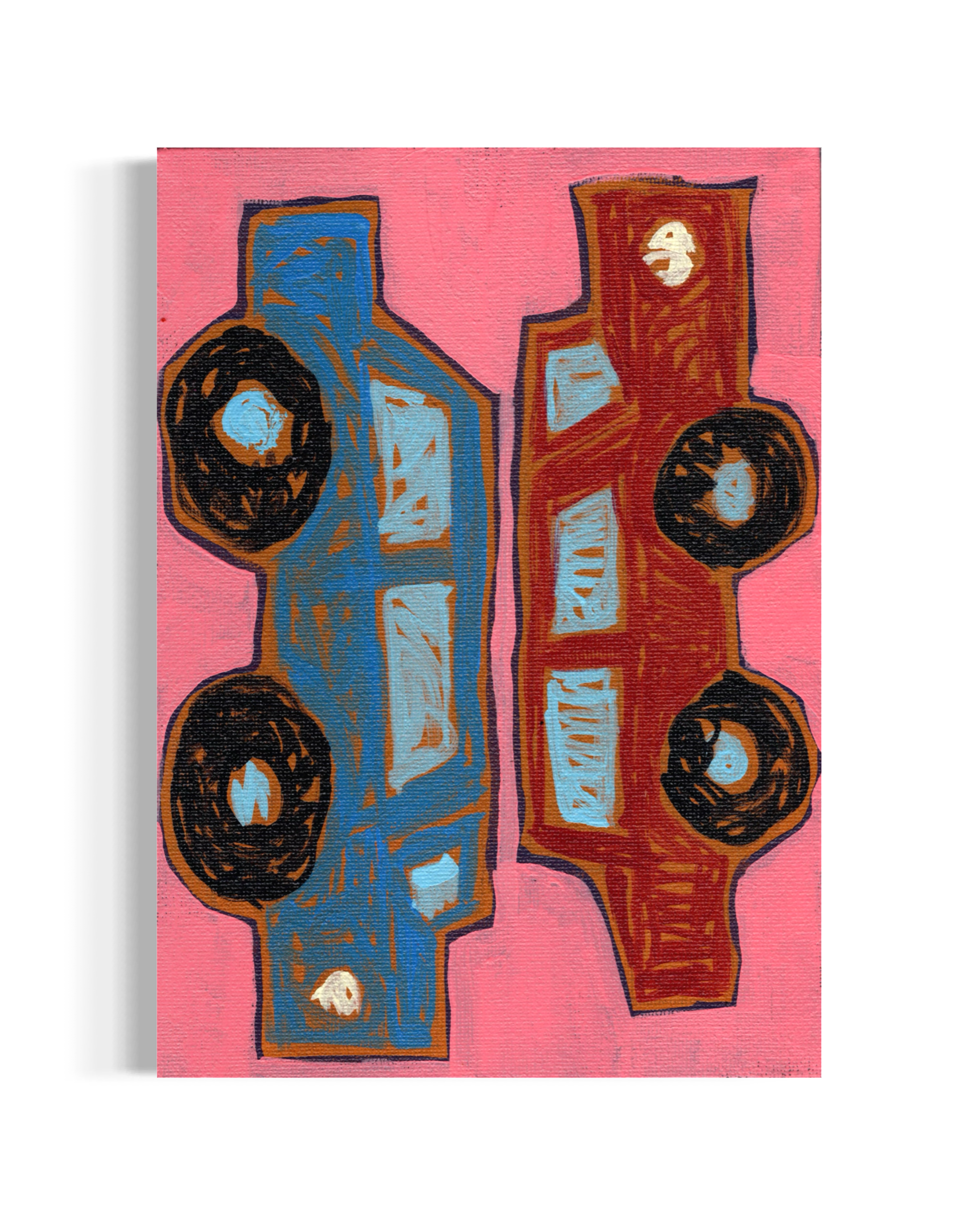 Pileup Mini Painting