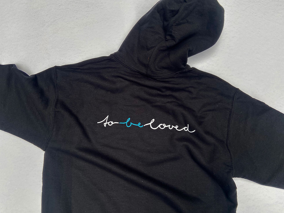 Hoodie schwarz: REBORN - to be loved