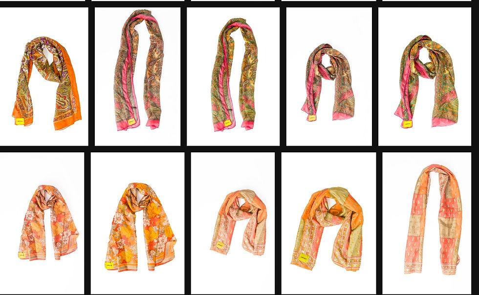 Thumbnail: Silk Scarf: Support young mothers