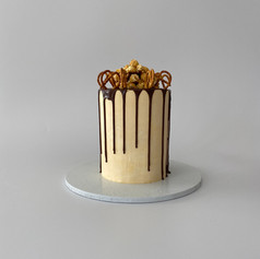 Caramel popcorn drip