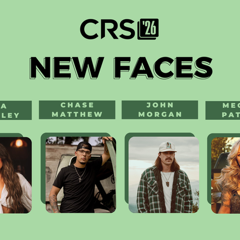 Lineup Announced For New Faces Of Country Music® Show At CRS 2026