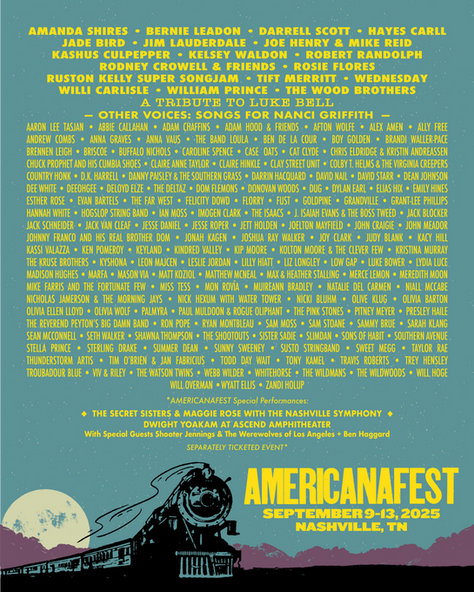 Check Out the Newest Showcasing Acts Coming to AMERICANAFEST