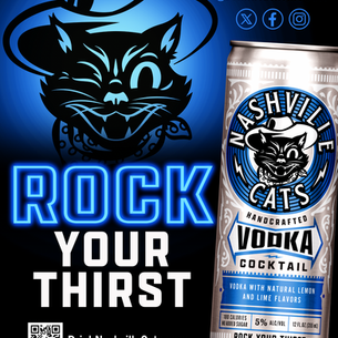 Nashville Cats Vodka Cocktail Debuts in Music City