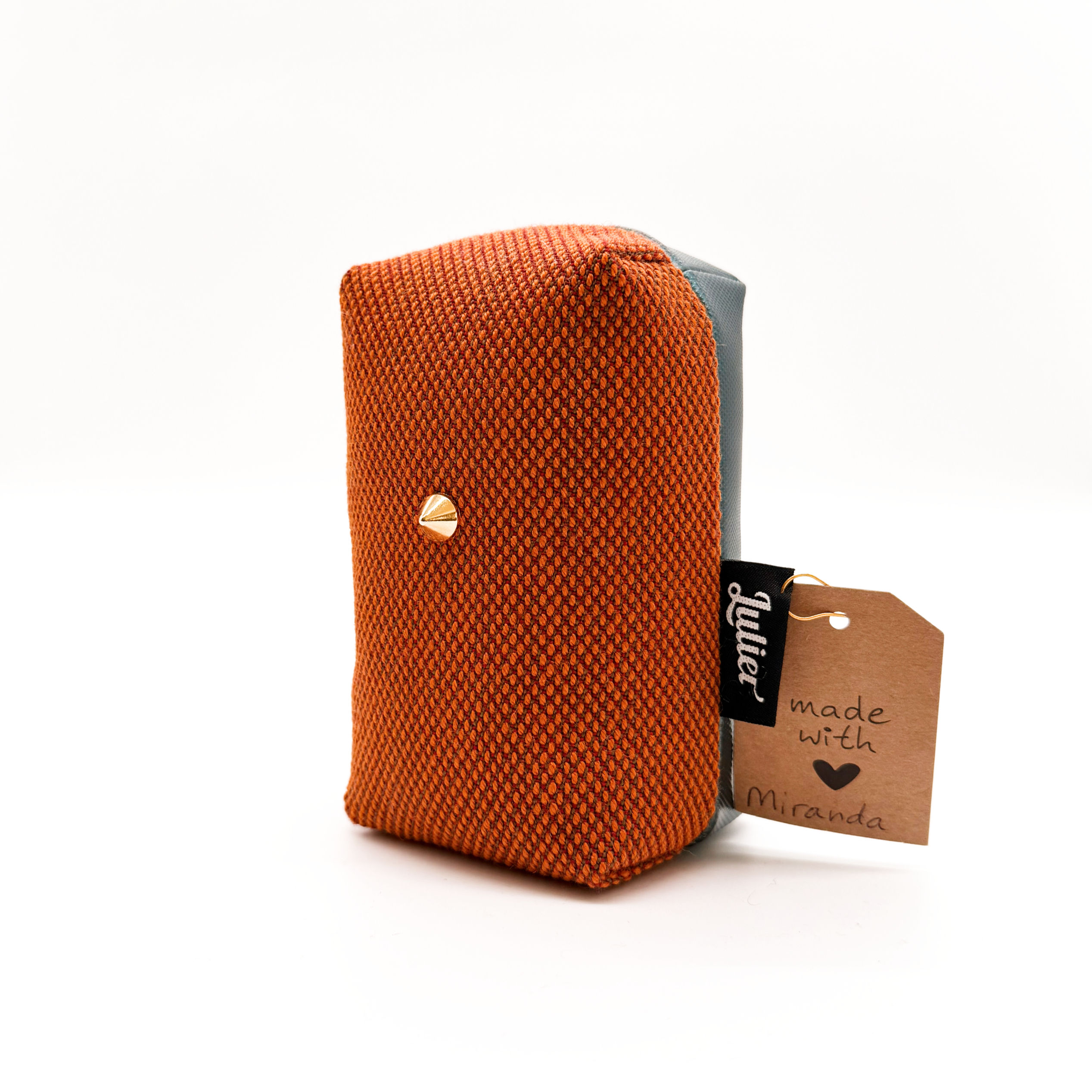 Deurstop Klein Houvast 7×7×13cm (oranje-metallic-aqua)