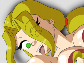 Emily en posición matting press | +18