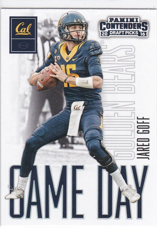 Jared Goff 2016 Panini Contenders Draft Picks Insert