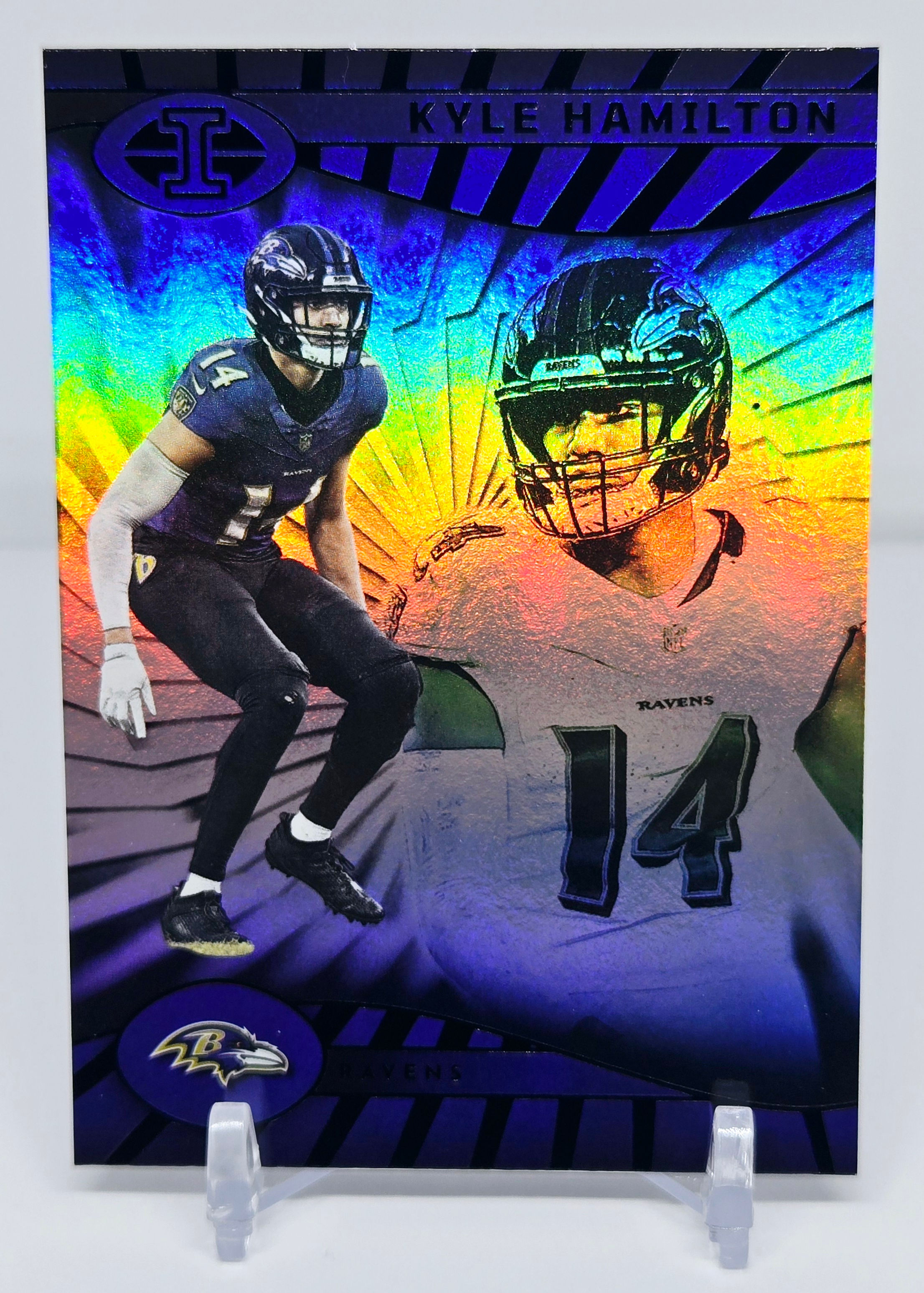Kyle Hamilton 2024 Panini Illusions Football Card No 9 (Ravens)